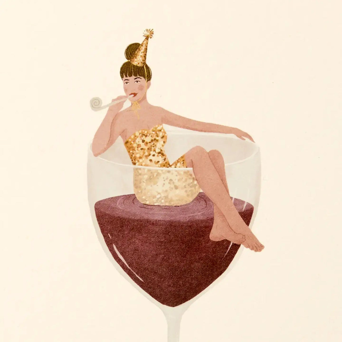 Buy Birthday Foil Greeting Card | Eco-Friendly, Illustrated by Gabrielle & Celine Greeting Cards Australia - at Hamish + Grace