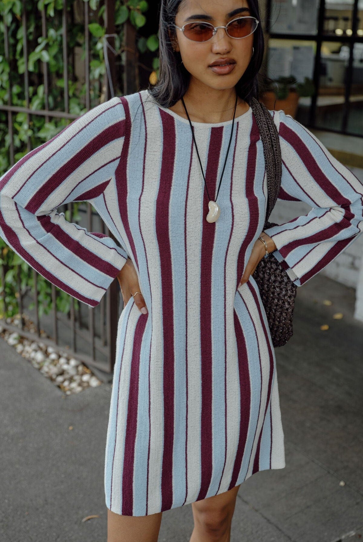 Buy Ceres Life - Chloe Stripe Knit Mini Dress by Ceres Life - at Hamish + Grace