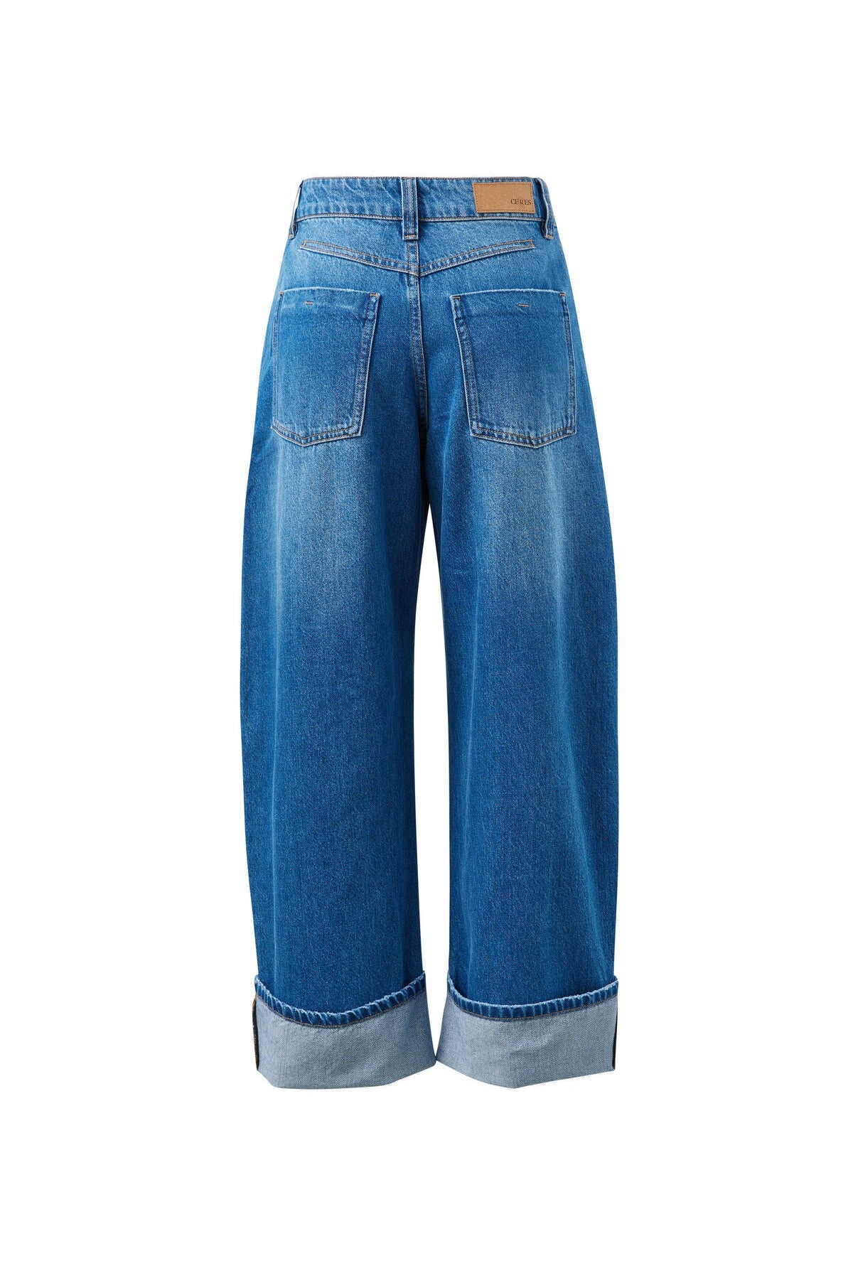 Buy Ceres Life - Frannie Cuffed Barrel Jean by Ceres Life - at Hamish + Grace