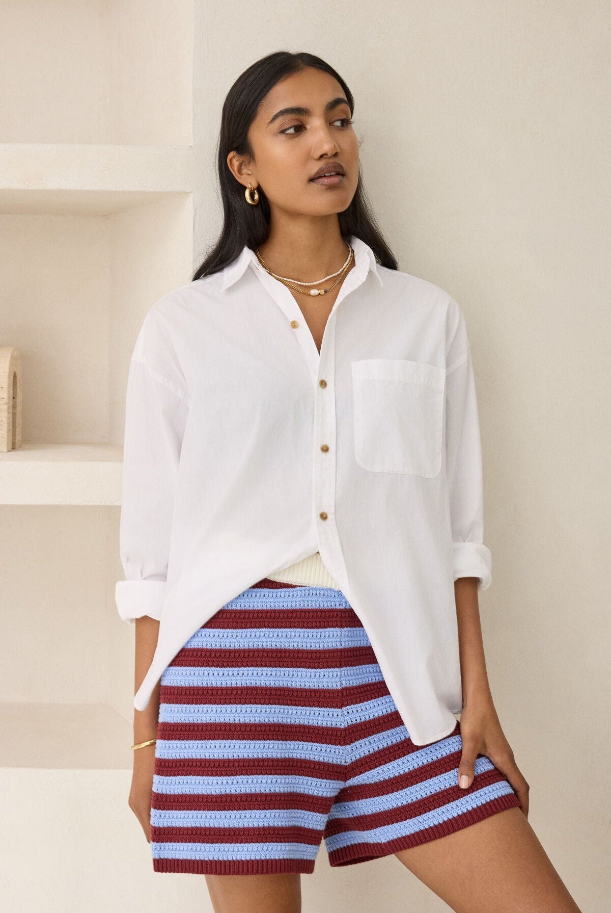 Buy Ceres Life - Mara Textured Knit Short by Ceres Life - at Hamish + Grace