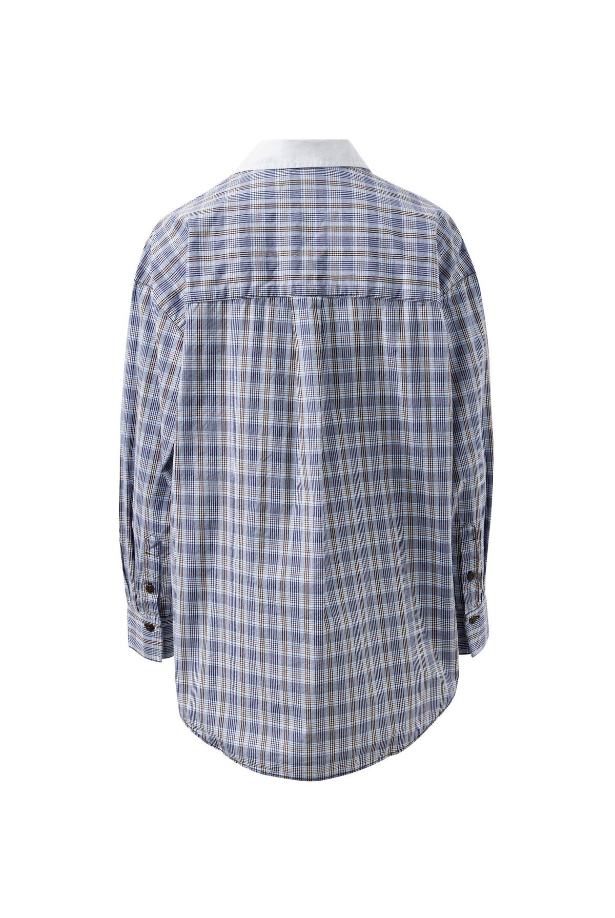 Buy Ceres Life - Peta Oversized Shirt - blue chocolate check by Ceres Life - at Hamish + Grace