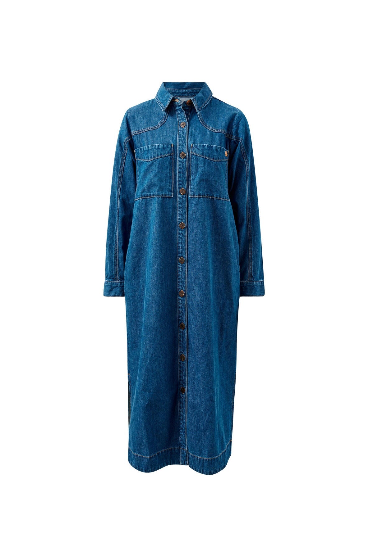 Buy Ceres Life - Rae Long Sleeve Midi Dress - Fresh Indigo by Ceres Life - at Hamish + Grace