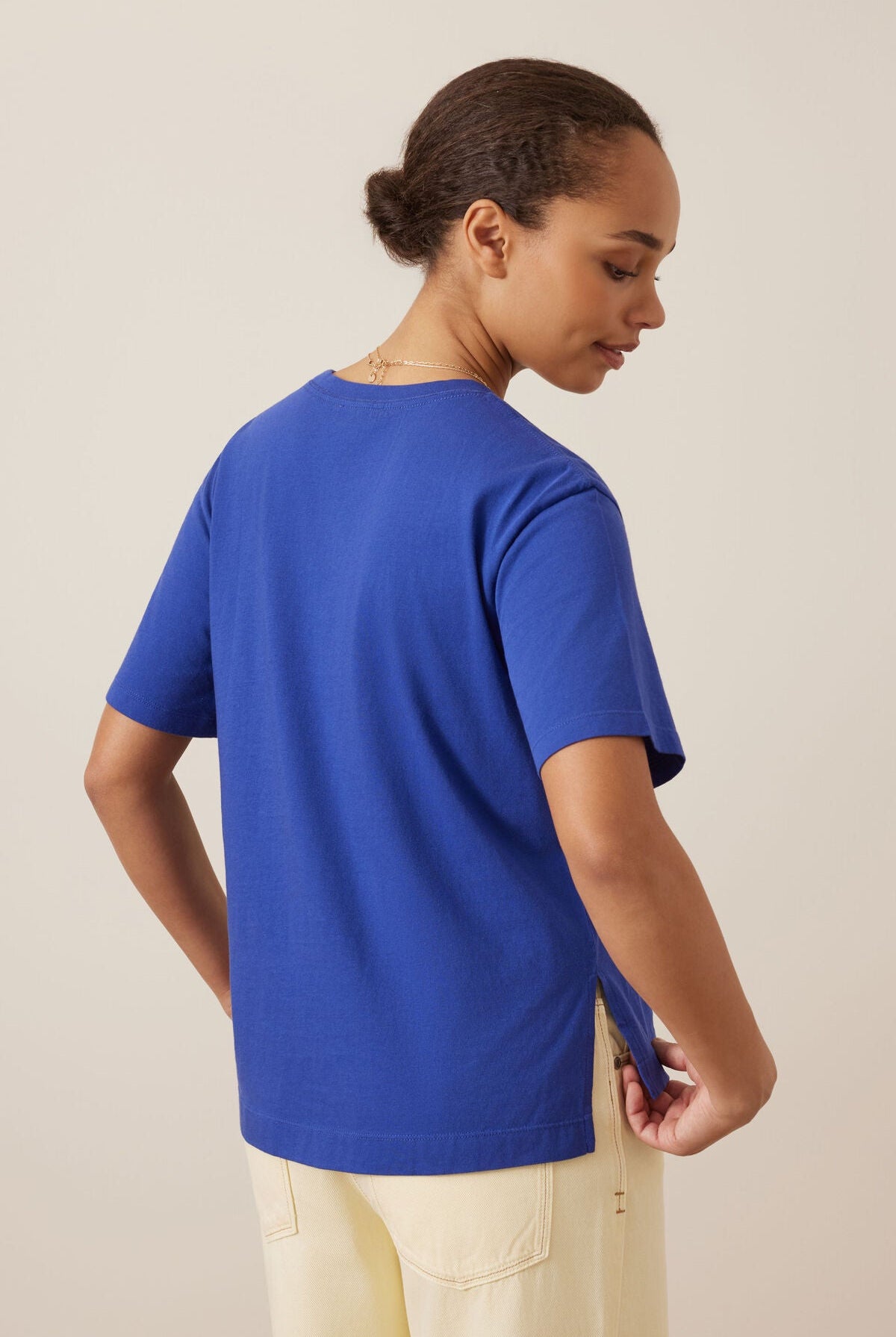 Buy Ceres Life - Stevie Slouchy Tee - polo blue/marshmallow varsity by Ceres Life - at Hamish + Grace