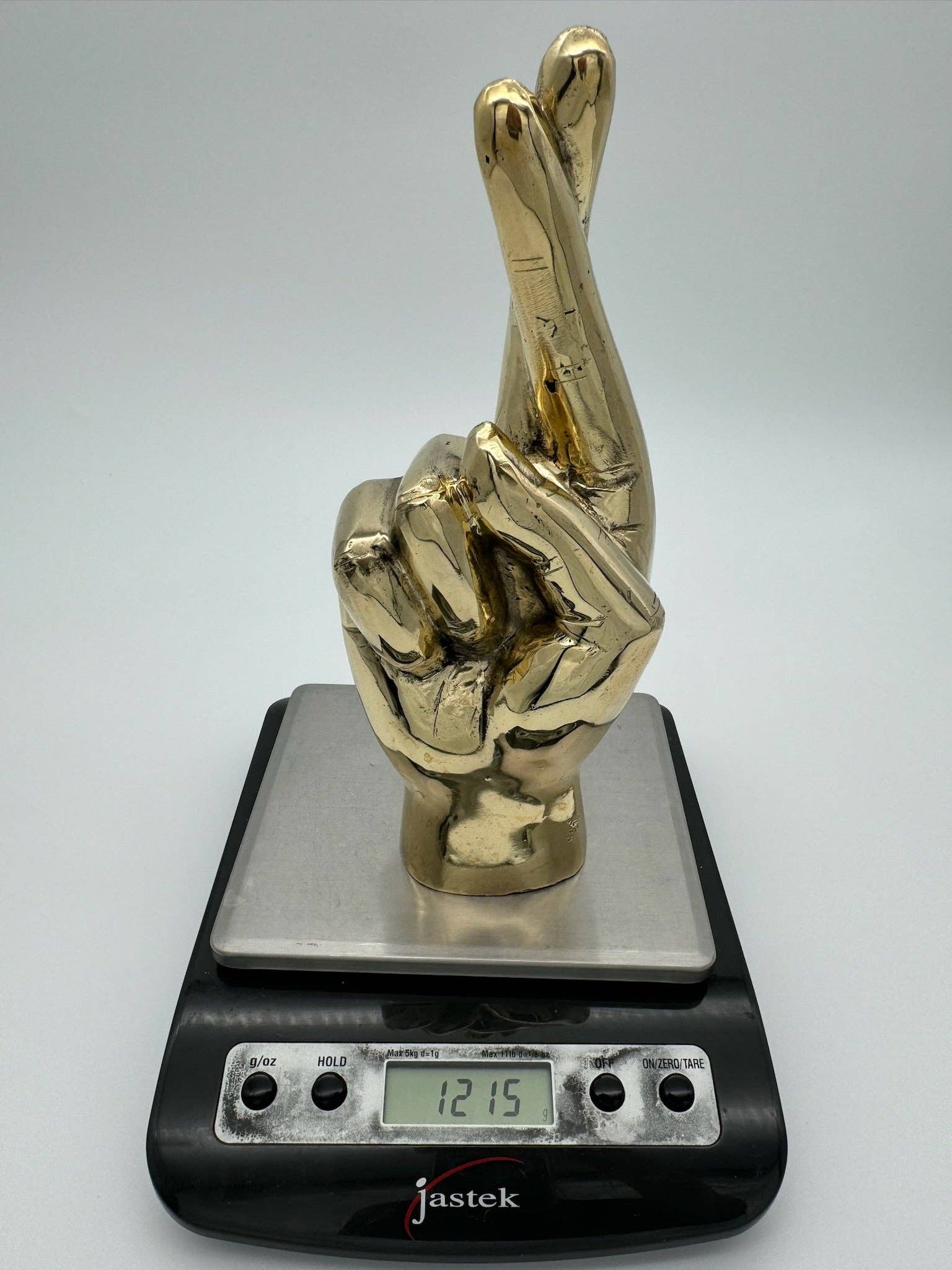 Buy Fingers Crossed Hand, 24cm, Bronze Handmade by Bronze Betty - at Hamish + Grace
