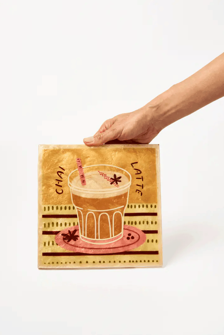 Buy Jones and Co - BARISTA WALL ART CHAI LATTE by Jones & Co - at Hamish + Grace