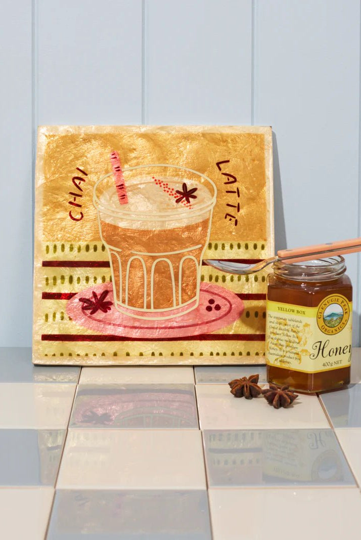 Buy Jones and Co - BARISTA WALL ART CHAI LATTE by Jones & Co - at Hamish + Grace