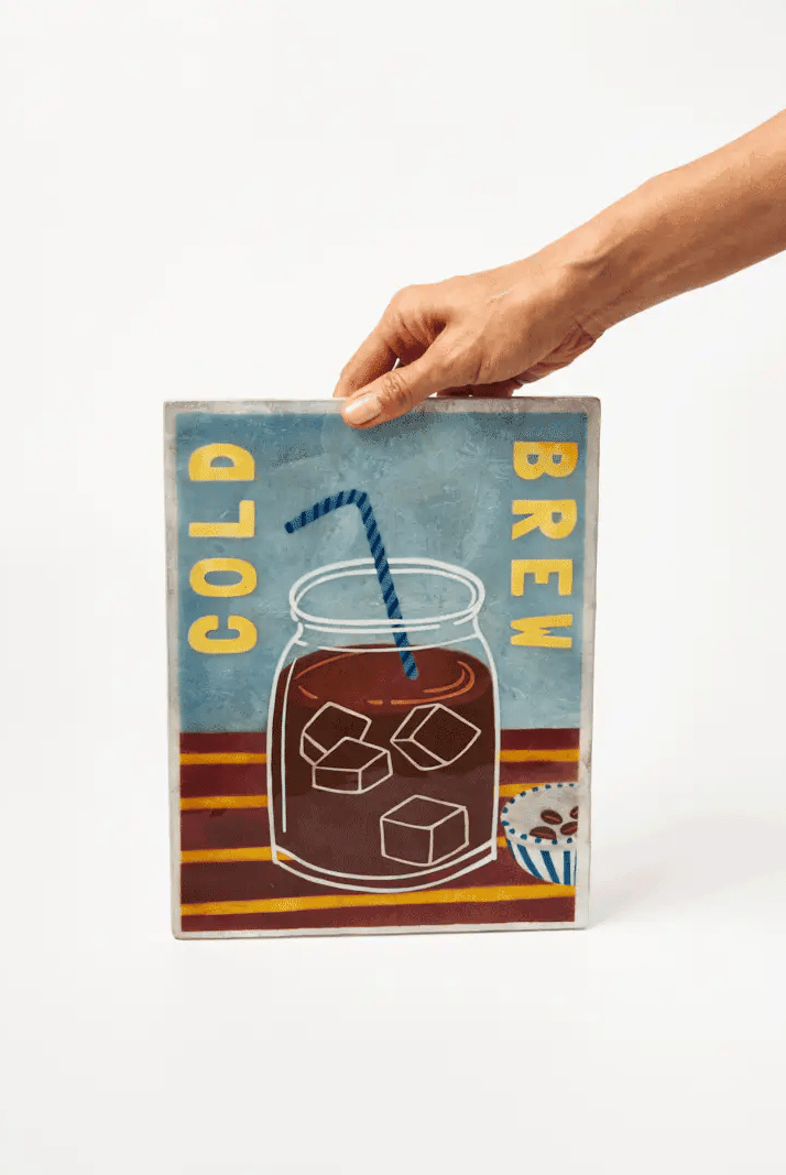 Buy Jones and Co - BARISTA WALL ART COLD BREW by Jones & Co - at Hamish + Grace
