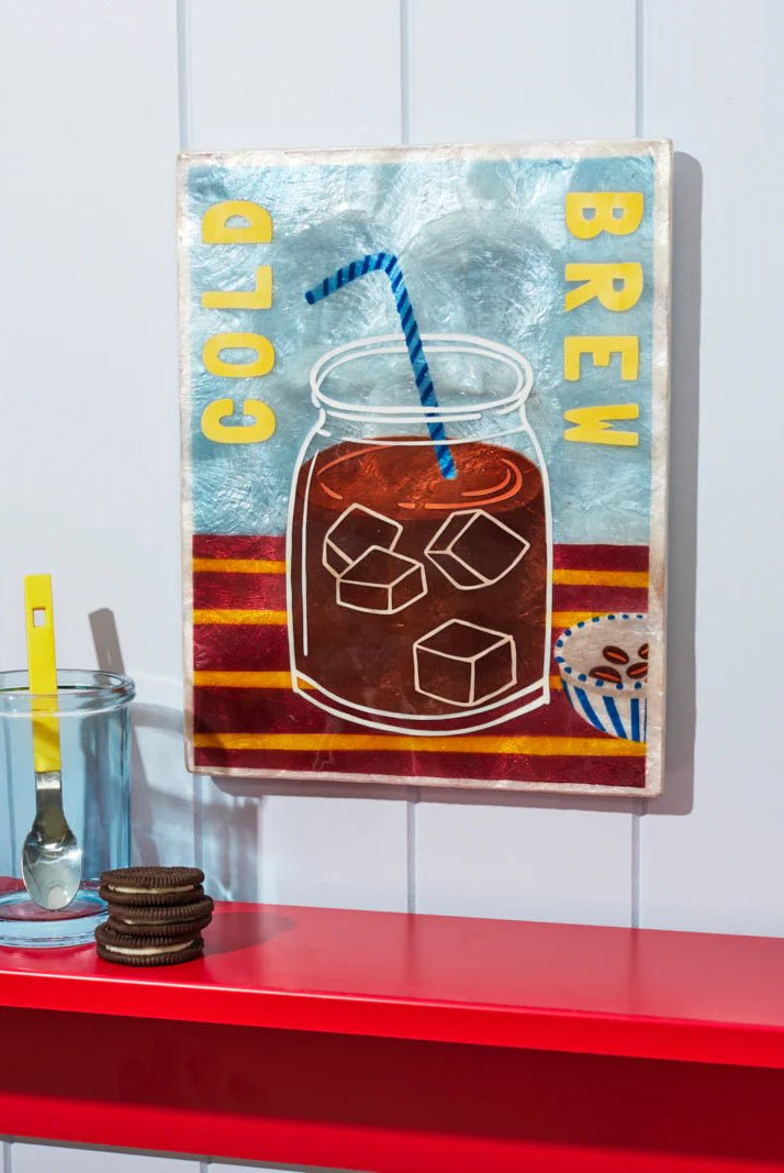 Buy Jones and Co - BARISTA WALL ART COLD BREW by Jones & Co - at Hamish + Grace