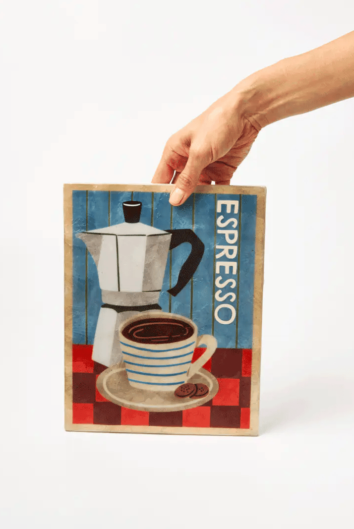 Buy Jones and Co - BARISTA WALL ART ESPRESSO by Jones & Co - at Hamish + Grace