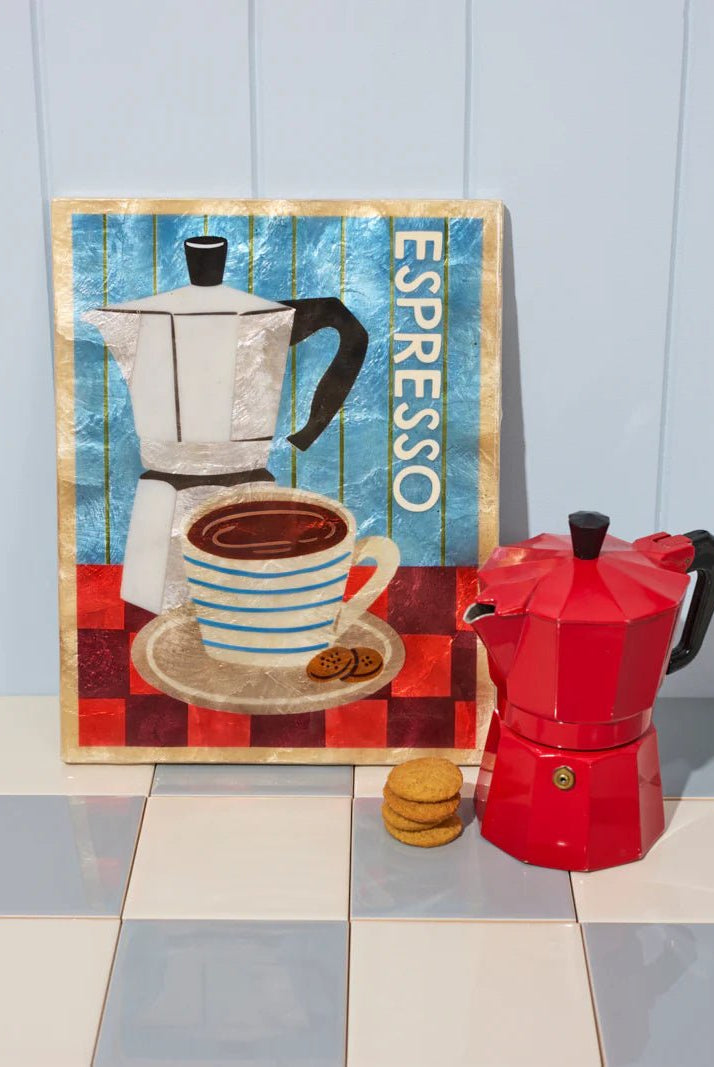 Buy Jones and Co - BARISTA WALL ART ESPRESSO by Jones & Co - at Hamish + Grace
