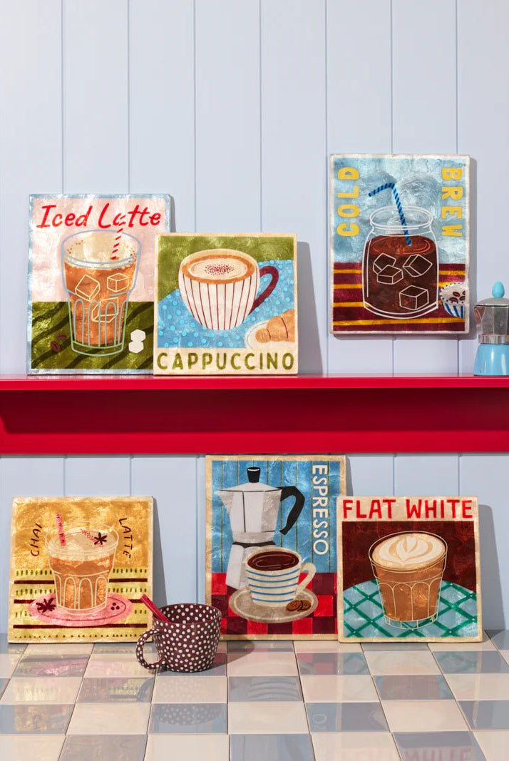 Buy Jones and Co - BARISTA WALL ART ICED LATTE by Jones & Co - at Hamish + Grace