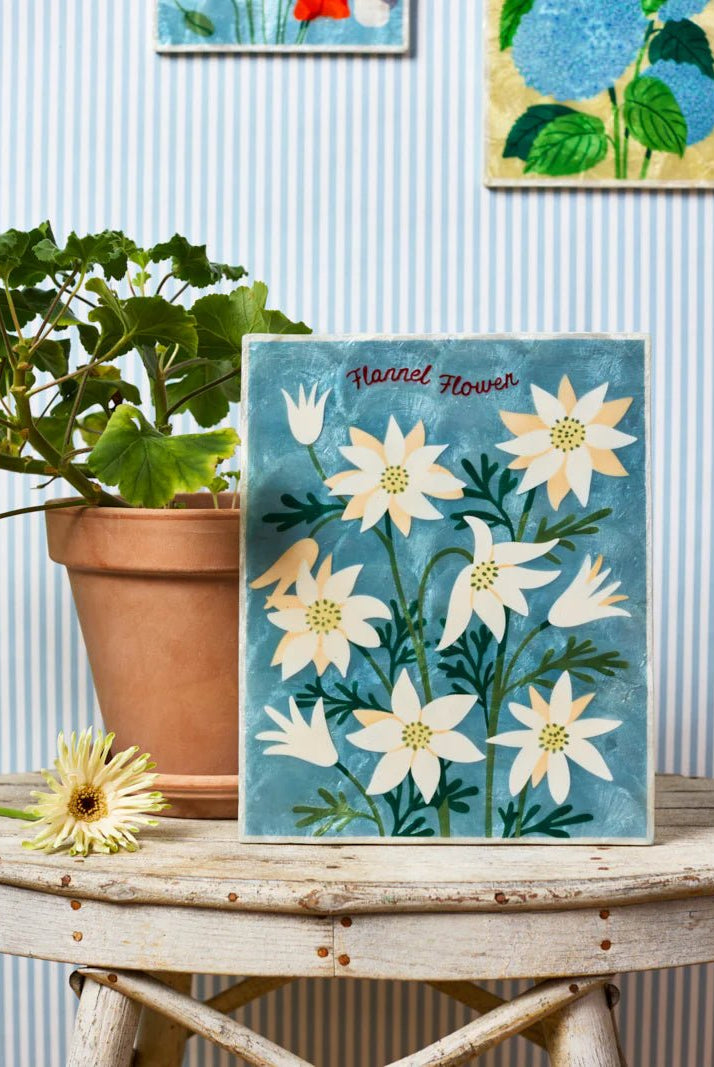 Buy Jones and Co - Market Wall Art Flannel by Jones & Co - at Hamish + Grace