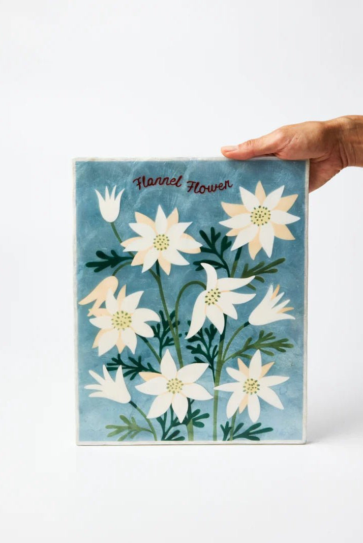 Buy Jones and Co - Market Wall Art Flannel by Jones & Co - at Hamish + Grace