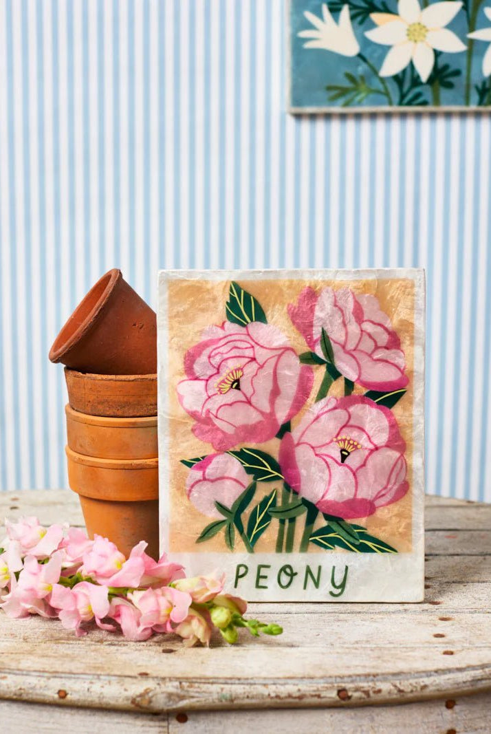 Buy Jones and Co - Market Wall Art Peony by Jones & Co - at Hamish + Grace
