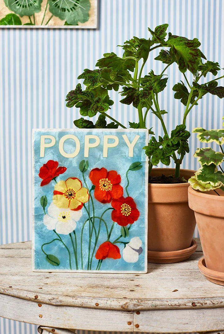 Buy Jones and Co - Market Wall Art Poppy by Jones & Co - at Hamish + Grace