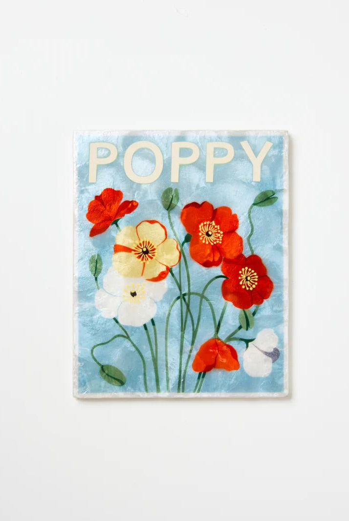 Buy Jones and Co - Market Wall Art Poppy by Jones & Co - at Hamish + Grace