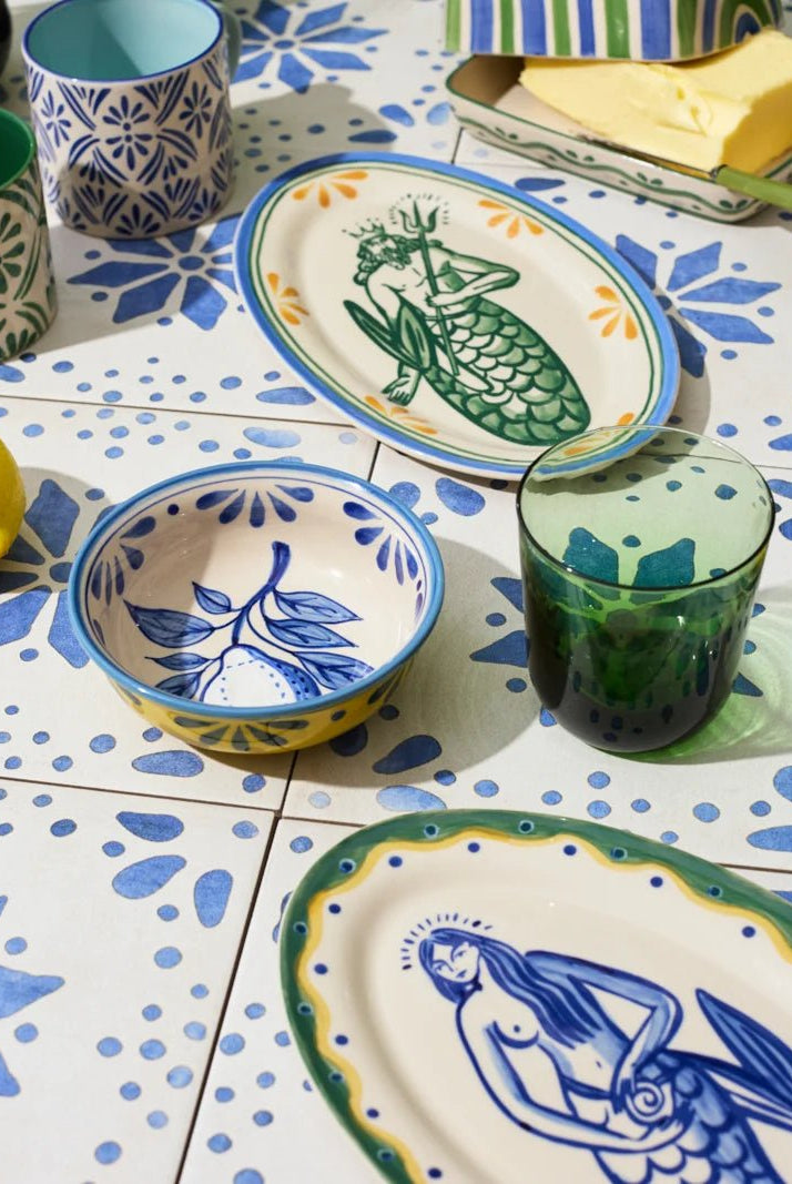 Buy Jones and Co - Piccolo Vita Plate Mermaid by Jones & Co - at Hamish + Grace