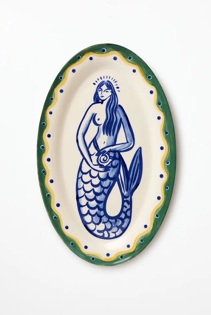 Buy Jones and Co - Piccolo Vita Plate Mermaid by Jones & Co - at Hamish + Grace