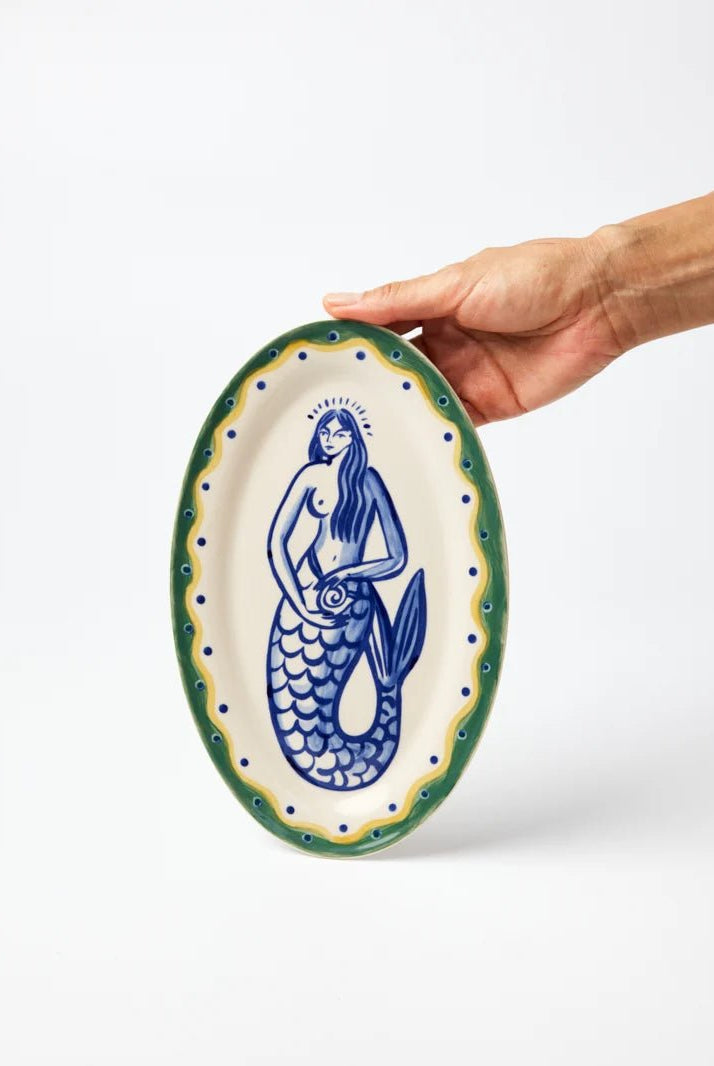 Buy Jones and Co - Piccolo Vita Plate Mermaid by Jones & Co - at Hamish + Grace