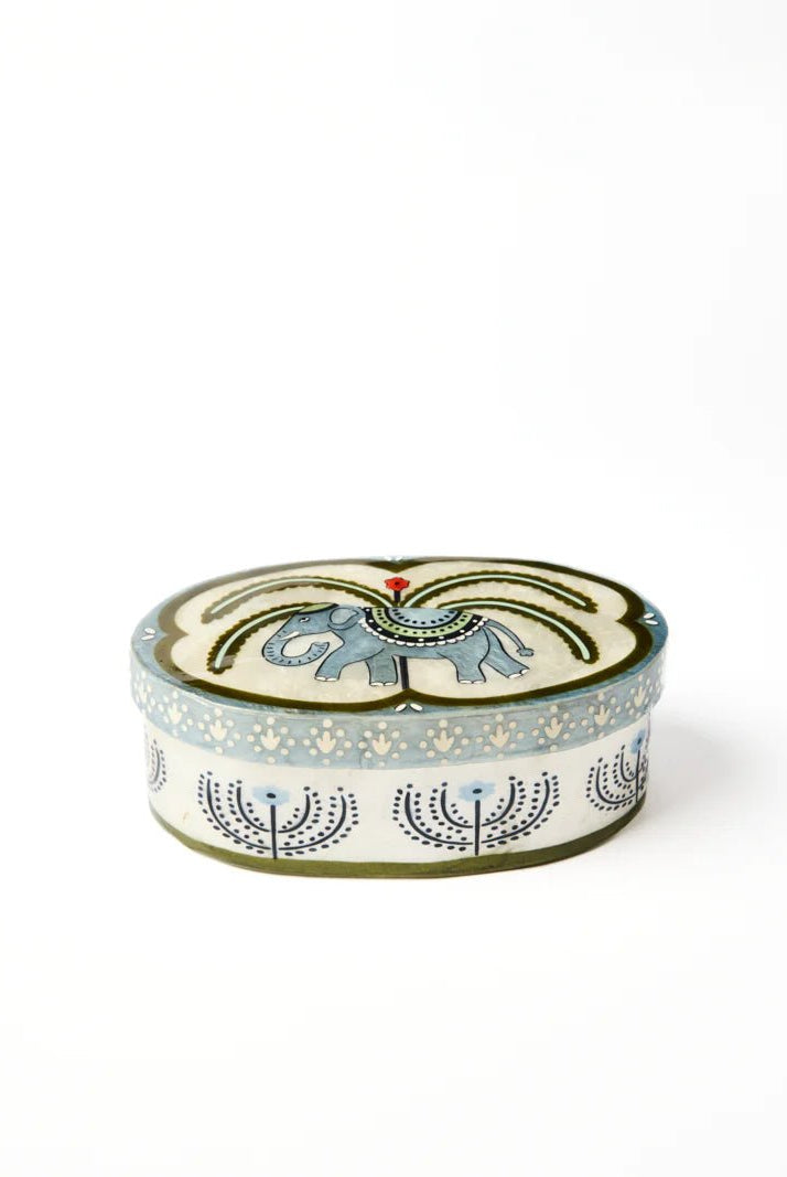 Buy Jones and Co - Samira Large Box Elephant by Jones & Co - at Hamish + Grace