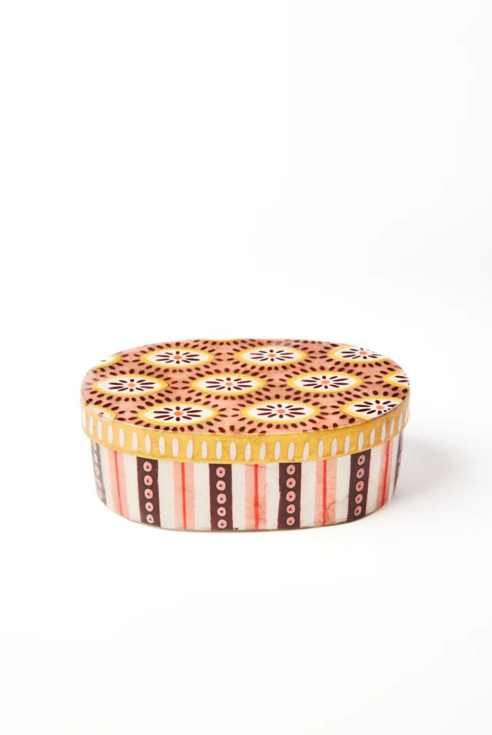 Buy Jones and Co - Samira Large Box Pink Eyes by Jones & Co - at Hamish + Grace