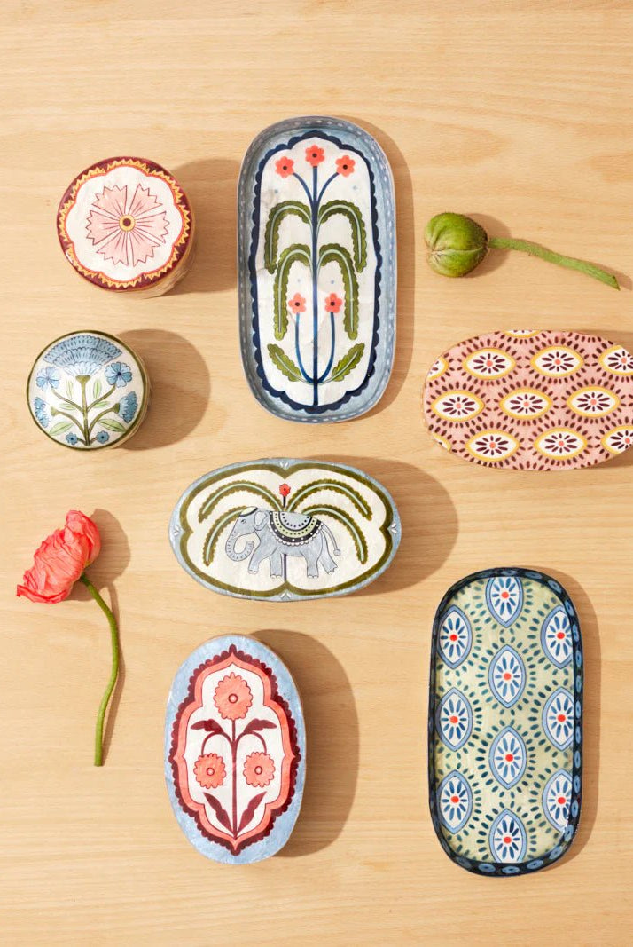 Buy Jones and Co - Samira Large Box Pink Eyes by Jones & Co - at Hamish + Grace