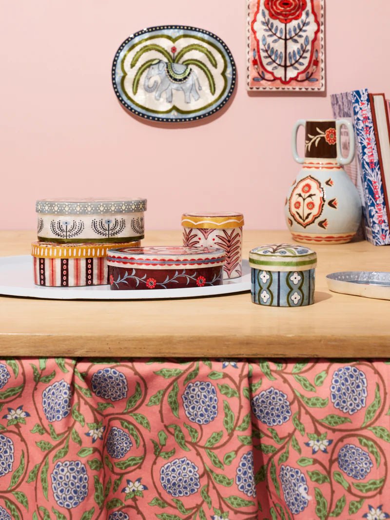 Buy Jones and Co - Samira Large Box Pink Eyes by Jones & Co - at Hamish + Grace