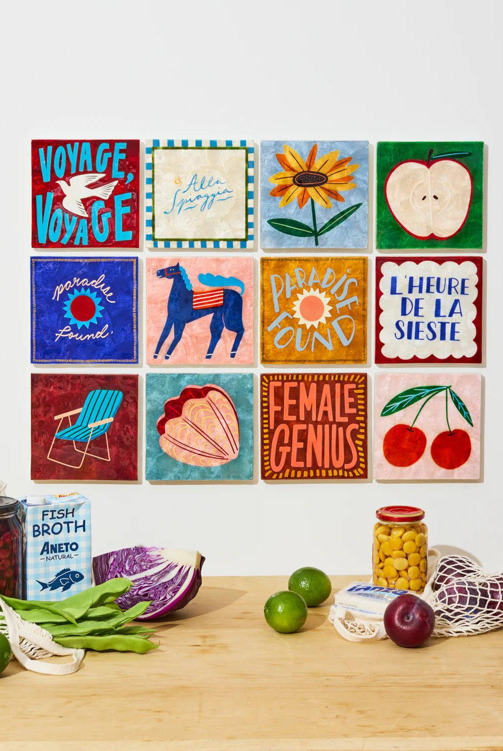 Buy Jones and Co - SUPERETTE SUNFLOWER TILE by Jones & Co - at Hamish + Grace