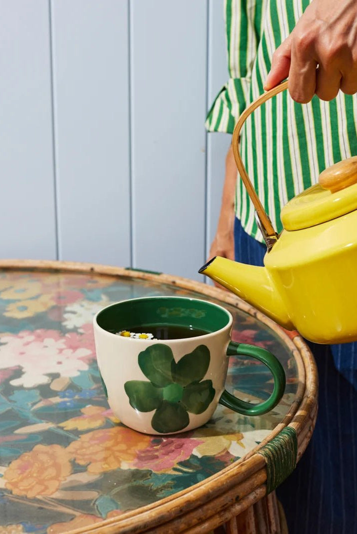 Buy Jones & Co Chino Mug Boss Daisy Green | Handmade Ceramic Mug Australia by Jones & Co - at Hamish + Grace