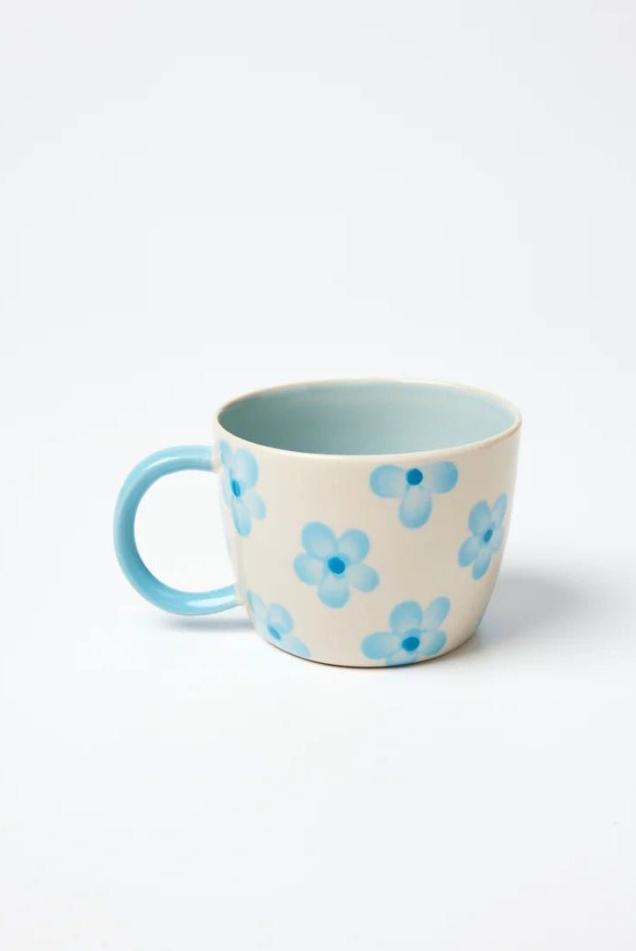 Buy Jones & Co Chino Mug Daisy Blue | Handmade Ceramic Mug Australia by Jones & Co - at Hamish + Grace