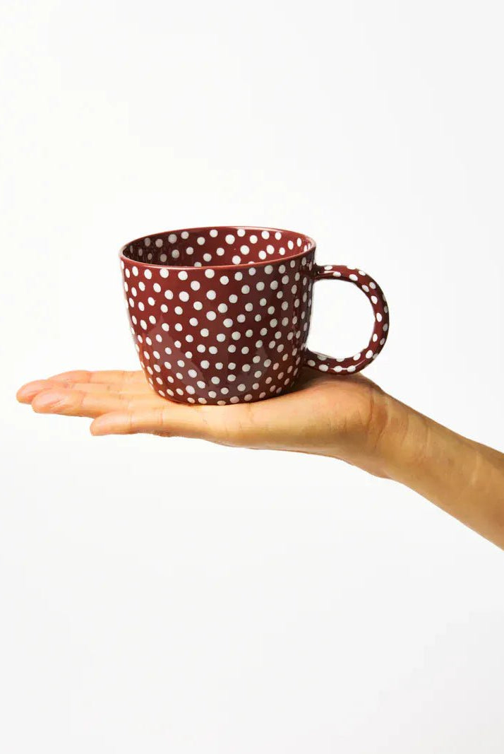 Buy Jones & Co Chino Mug Mahogany Sprinkle | Handmade Ceramic Mug Australia by Jones & Co - at Hamish + Grace
