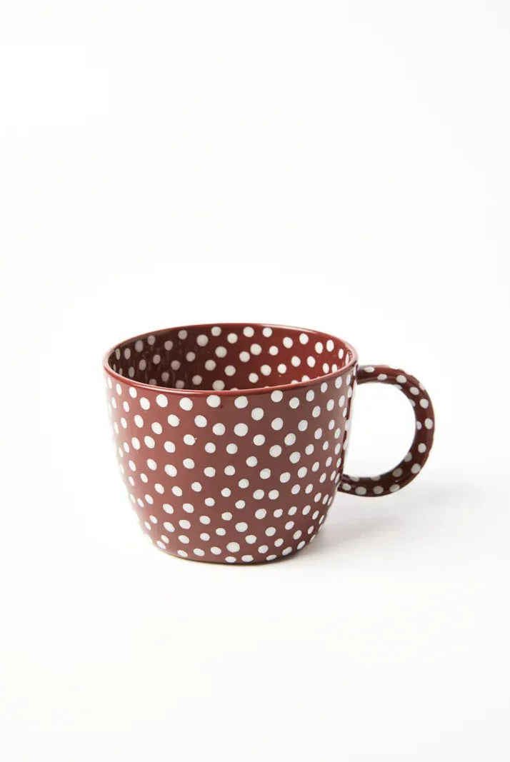 Buy Jones & Co Chino Mug Mahogany Sprinkle | Handmade Ceramic Mug Australia by Jones & Co - at Hamish + Grace