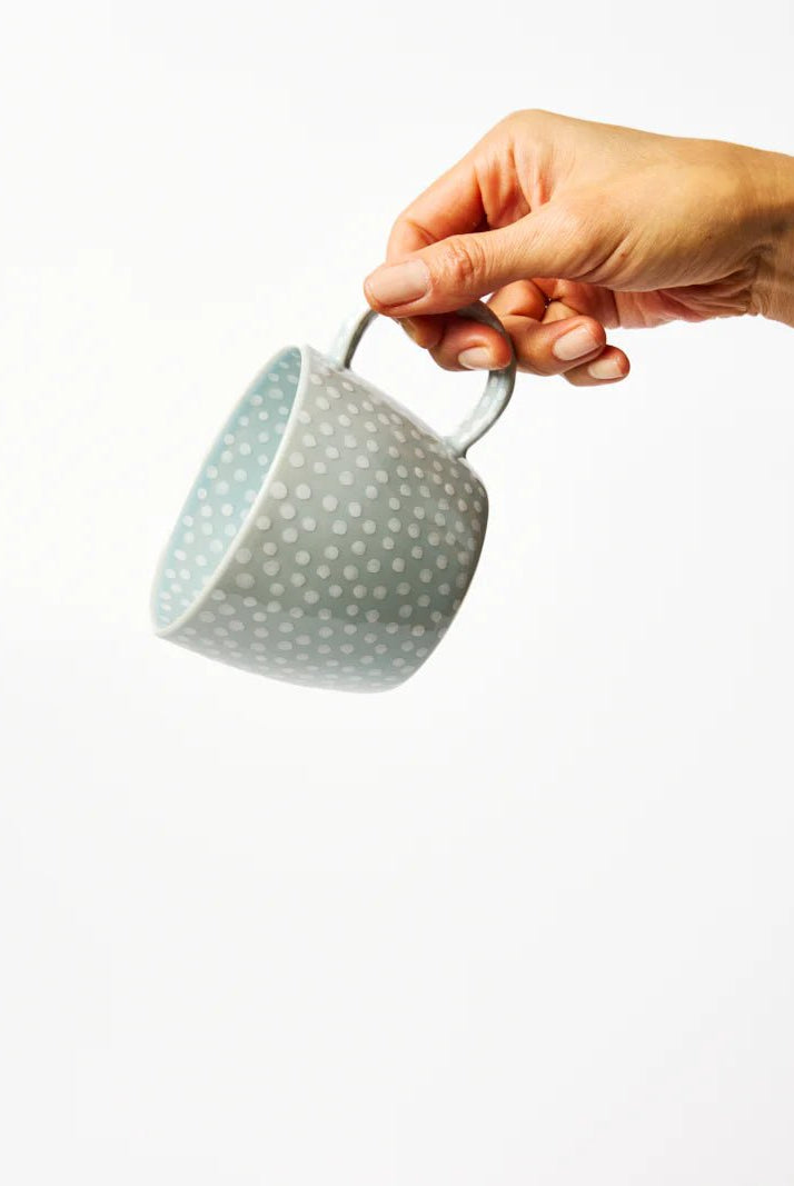 Buy Jones & Co Chino Mug Powder Sprinkle | Handmade Ceramic Mug Australia by Jones & Co - at Hamish + Grace