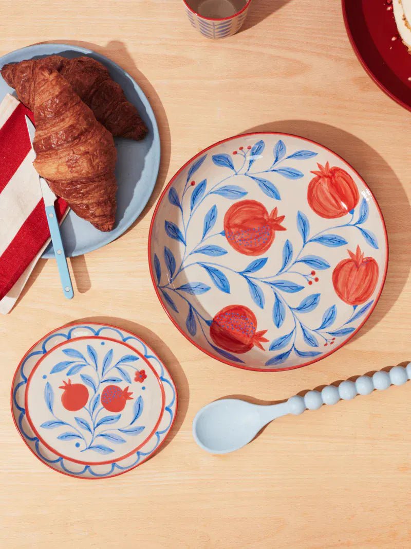 Buy Jones & Co Granada Plate | Hand - Painted Ceramic Dinner Plate | Vibrant Mediterranean Tableware by Jones & Co - at Hamish + Grace