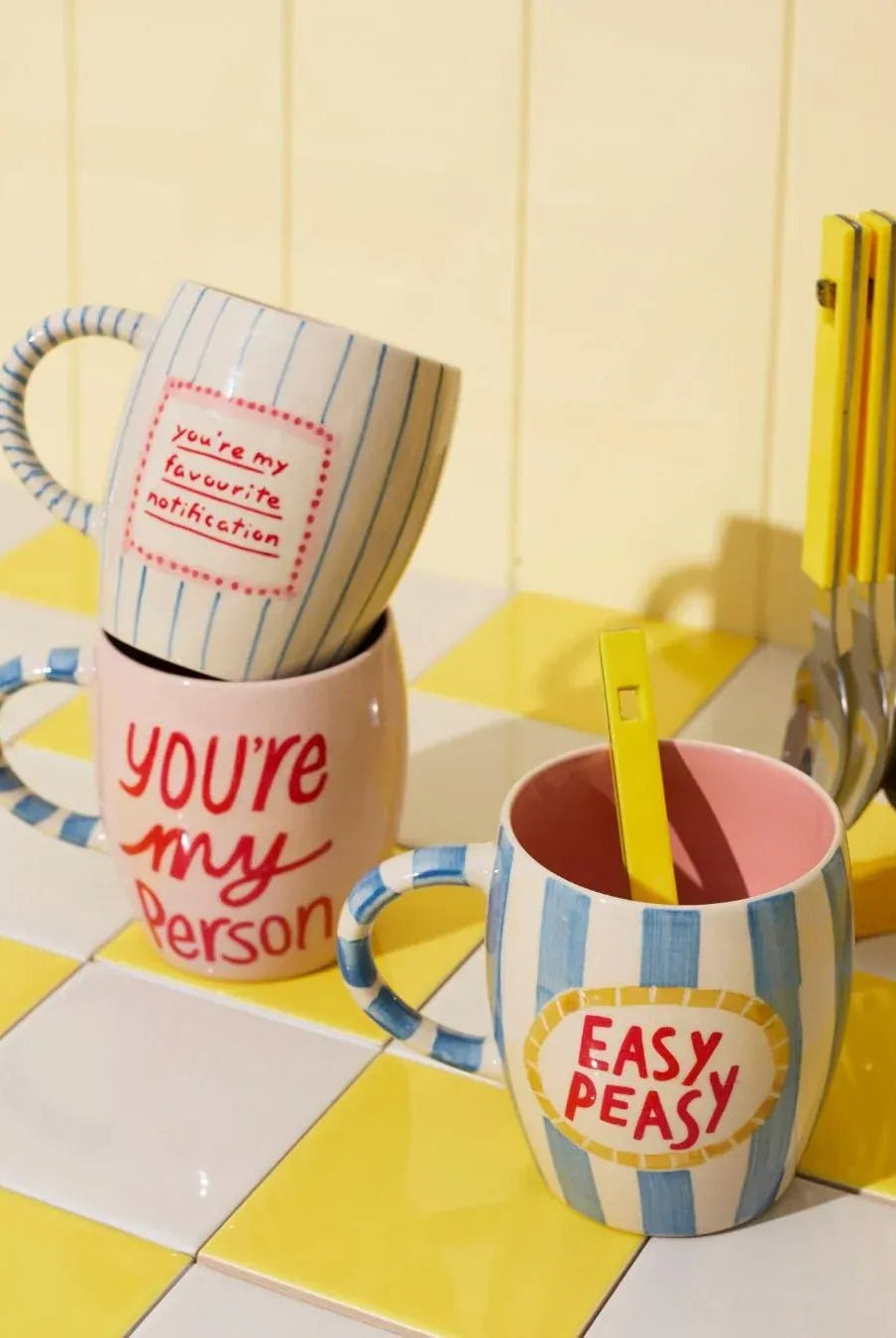 Buy Jones & Co | Love Notes Easy | Cute Romantic Coffee Cup Gift by Jones & Co - at Hamish + Grace