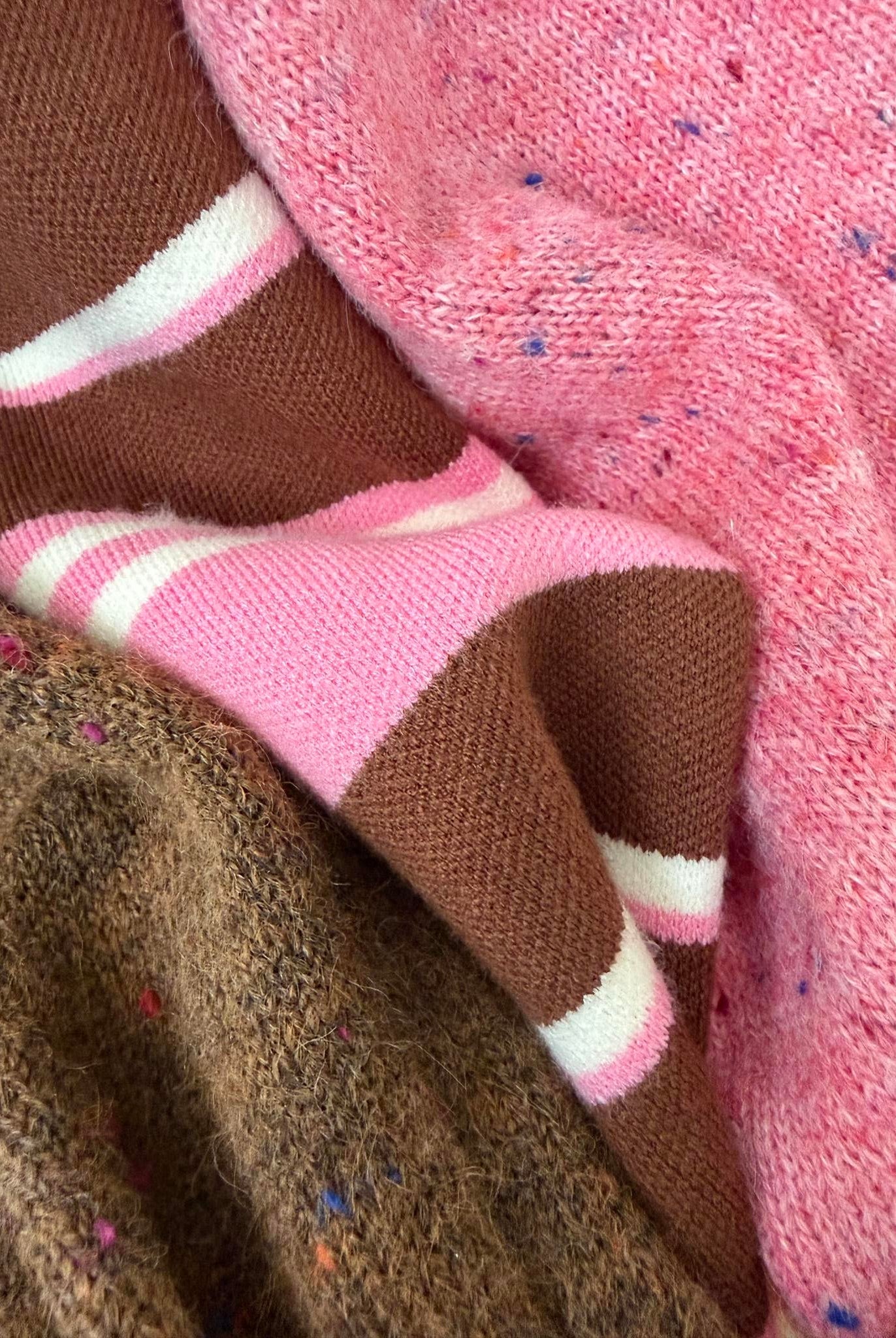 Buy Little Lies - Batwing Speckle Knit - Cinnamon by Little Lies - at Hamish + Grace