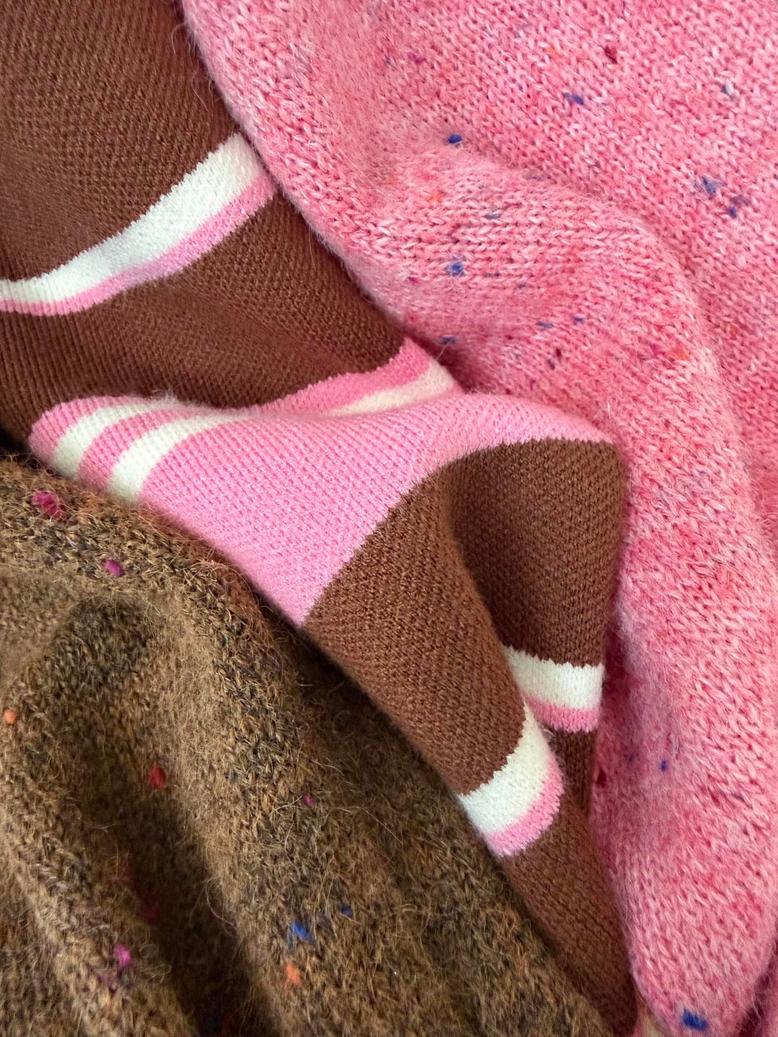 Buy Little Lies - Batwing Speckle Knit - Cinnamon by Little Lies - at Hamish + Grace