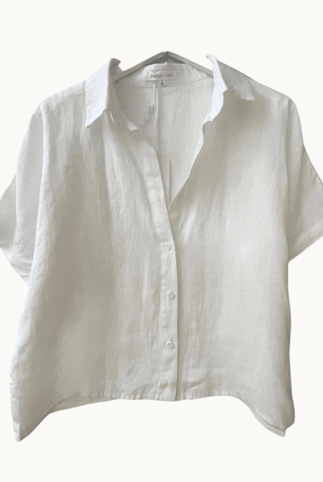 Buy Little Lies - Bronte Linen - White by Little Lies - at Hamish + Grace