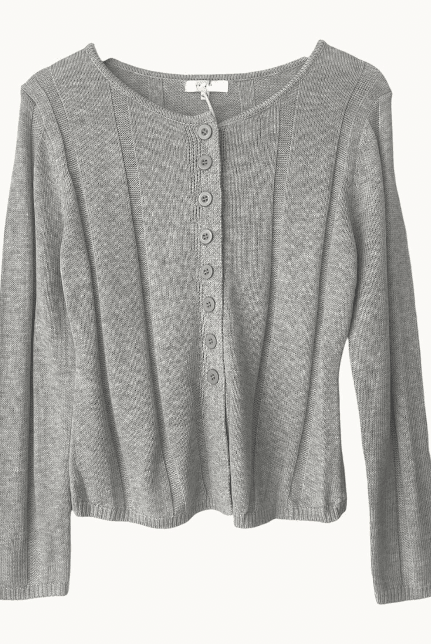 Buy Little Lies - Coco Cardigan - Light Grey by Little Lies - at Hamish + Grace