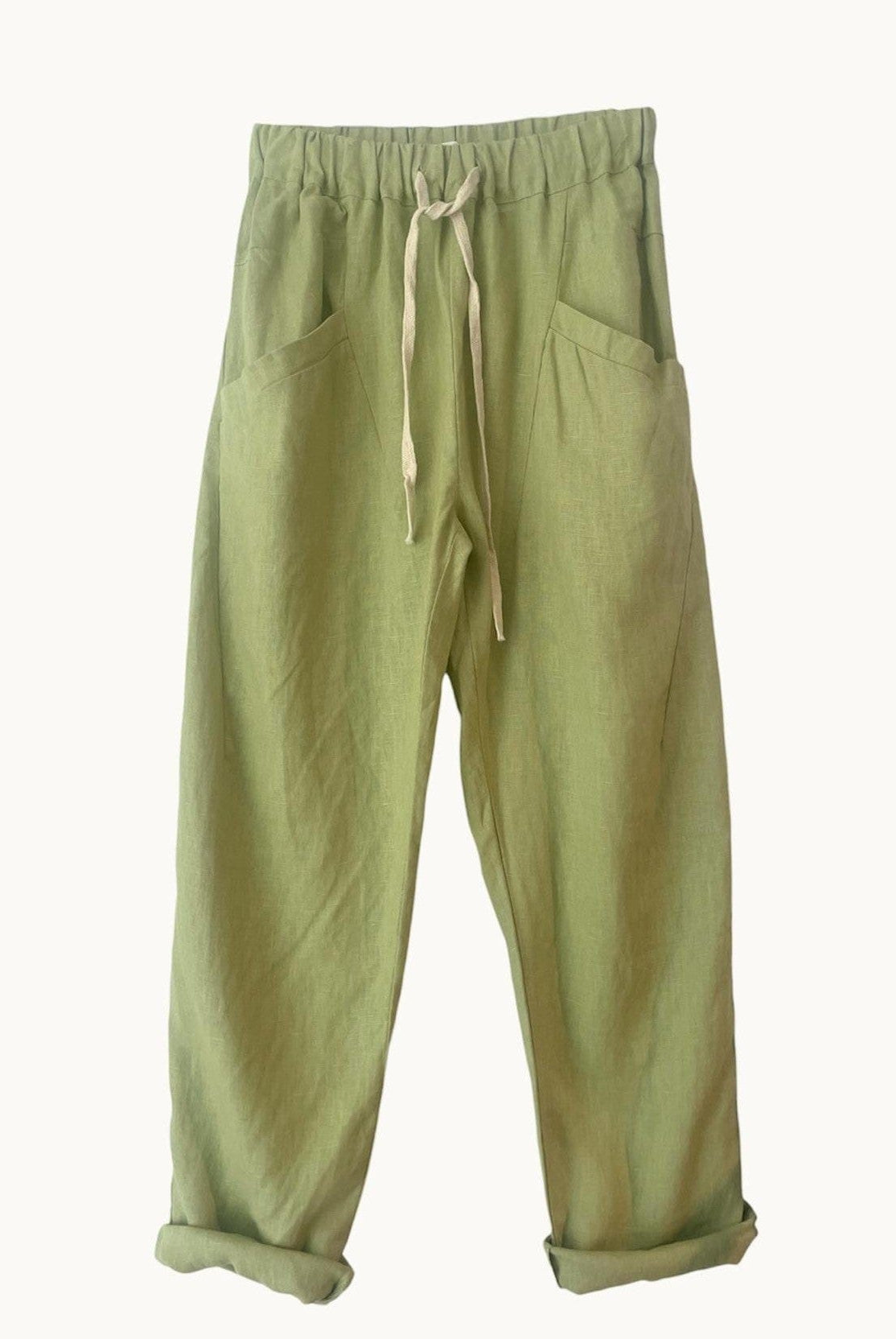 Little Lies Fashion Little Lies - Luxe Linen Pant – Apple