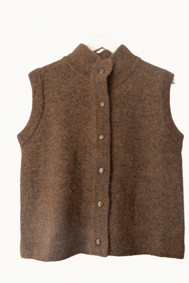Buy Little Lies - Speckle Vest - Cinnamon by Little Lies - at Hamish + Grace