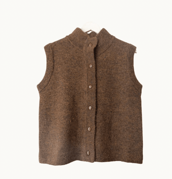 Buy Little Lies - Speckle Vest - Cinnamon by Little Lies - at Hamish + Grace