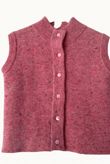 Buy Little Lies - Speckle Vest - Rose by Little Lies - at Hamish + Grace