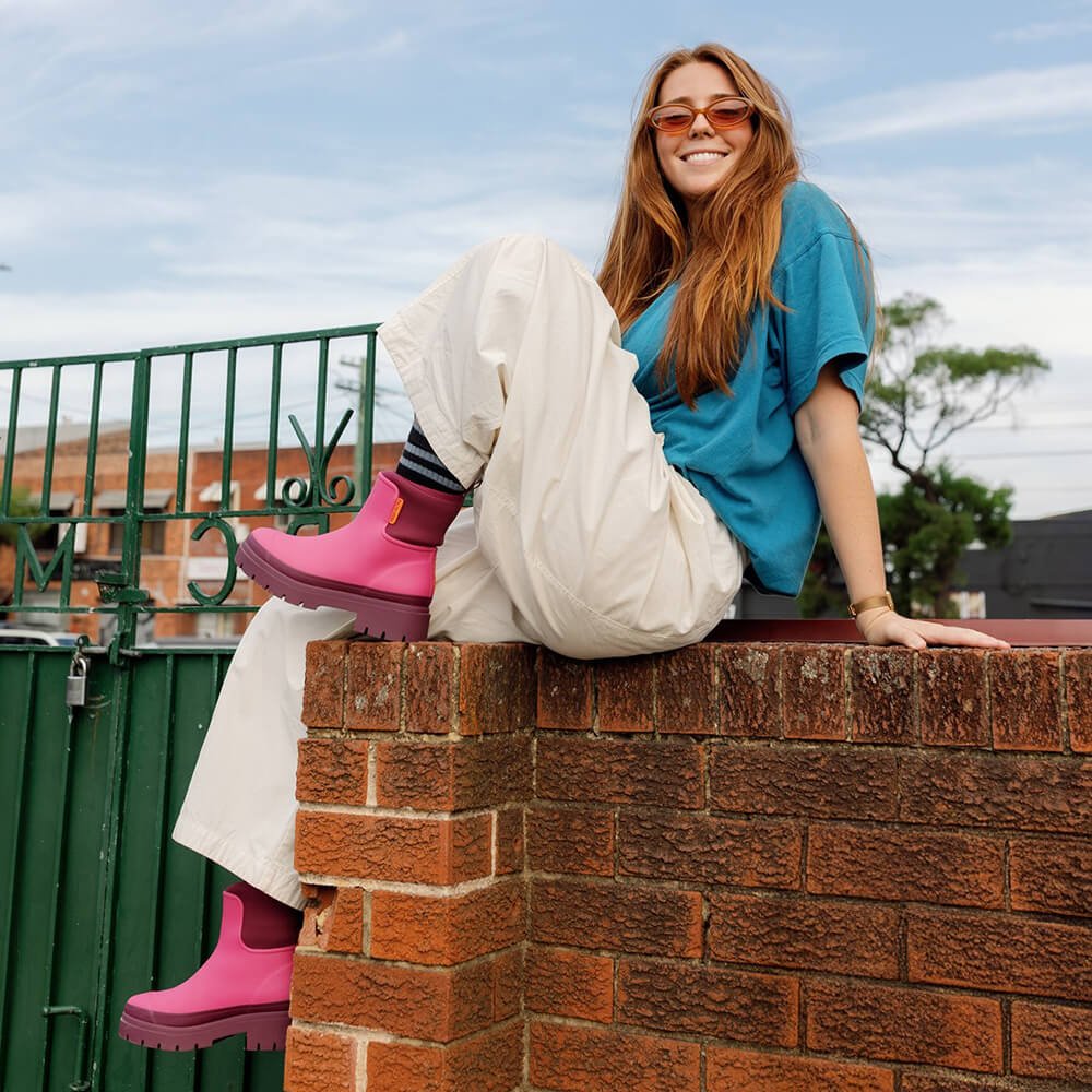 Buy Merry People - Tully Ankle Boot - Mixed Berry by Merry People - at Hamish + Grace