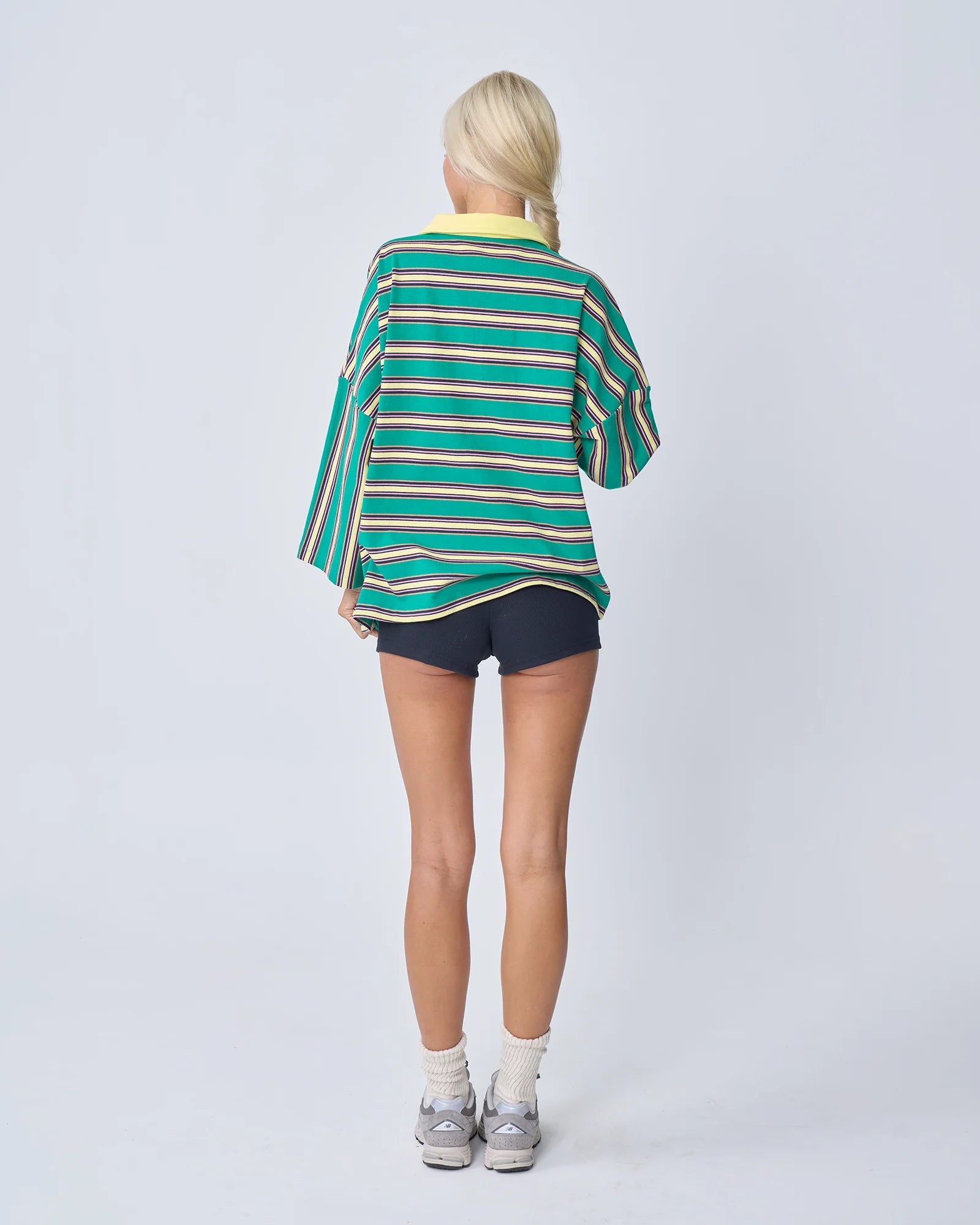 Buy Near The Sea - Oversized Polo - Green by Near The Sea - at Hamish + Grace