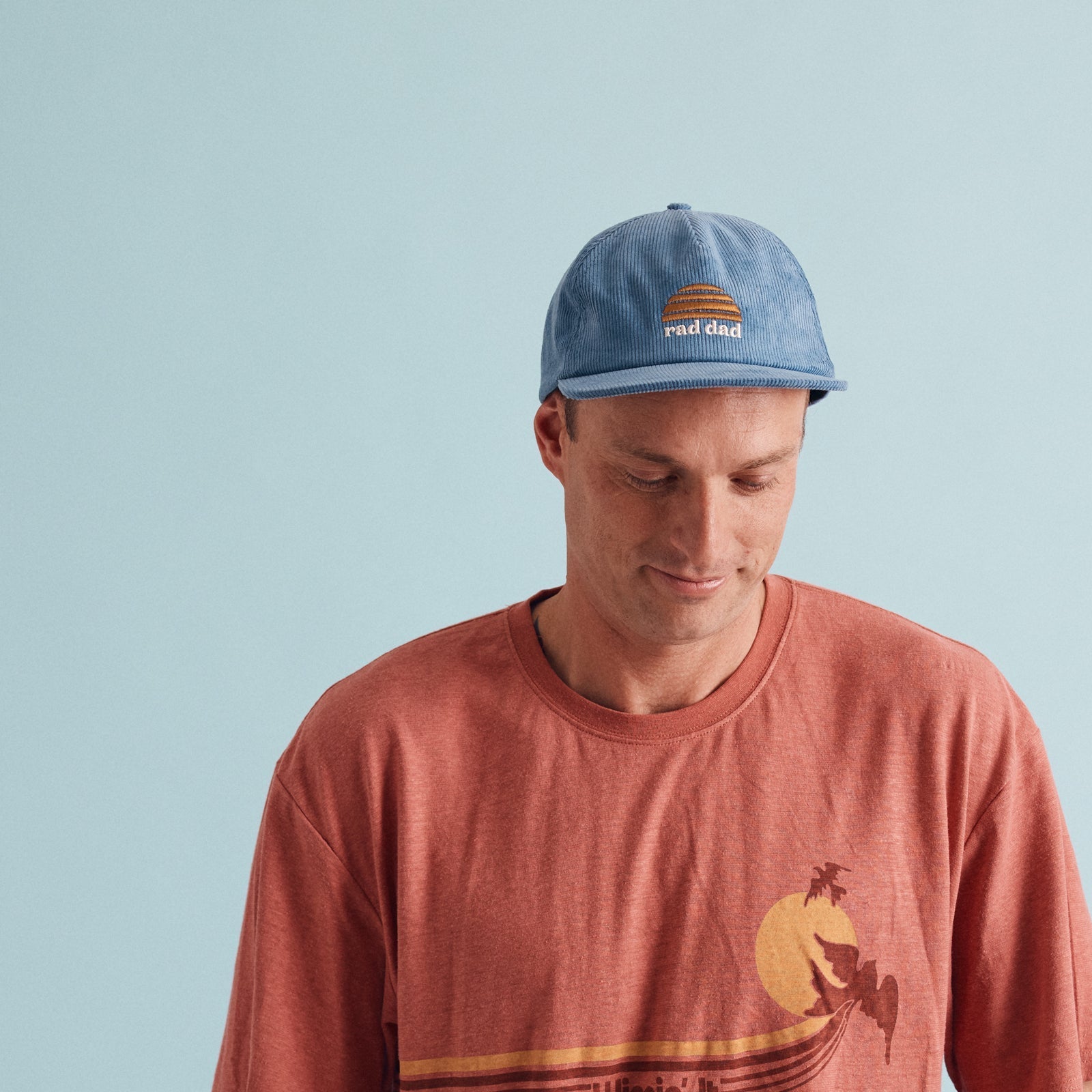 Buy Rad Dad Baseball Cap - Denim Blue by Banabae - at Hamish + Grace