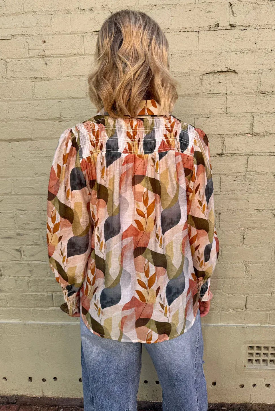 Buy Sunny Girl - Autum Floral Print Shirt by Sunny Girl - at Hamish + Grace