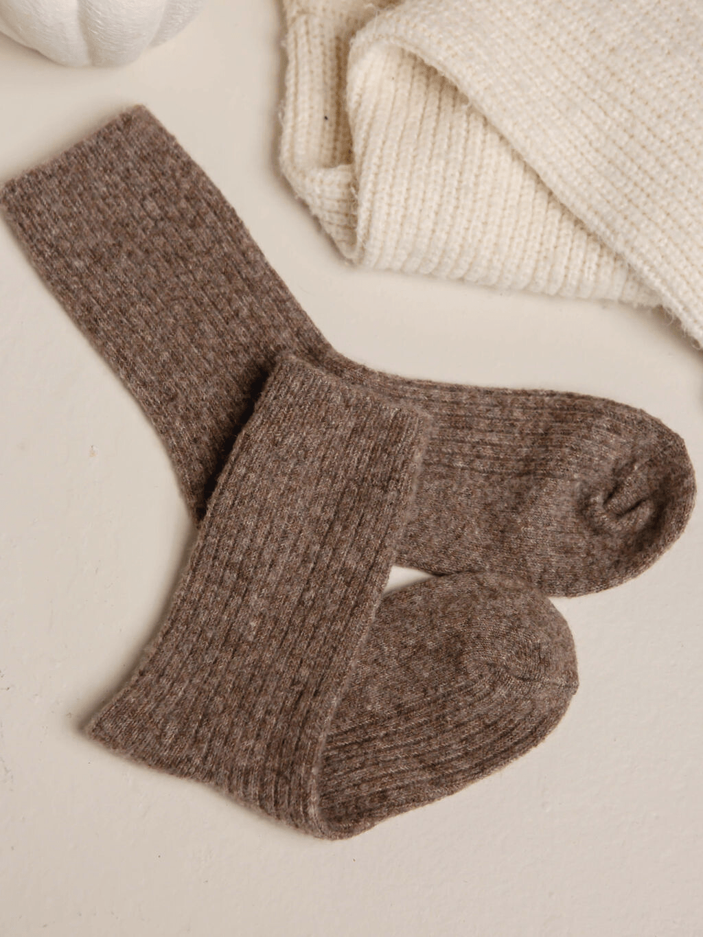 Buy The Comfiest Socks - Light Choccy: S/M by Bed & Butter - at Hamish + Grace
