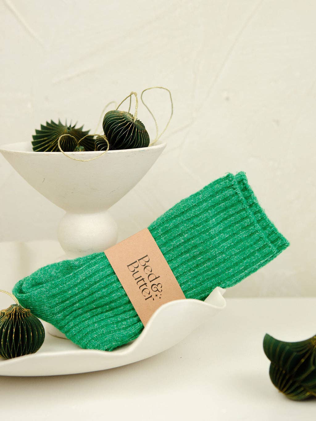 Buy The Comfiest Socks - Lite - Green: L/XL by Bed & Butter - at Hamish + Grace