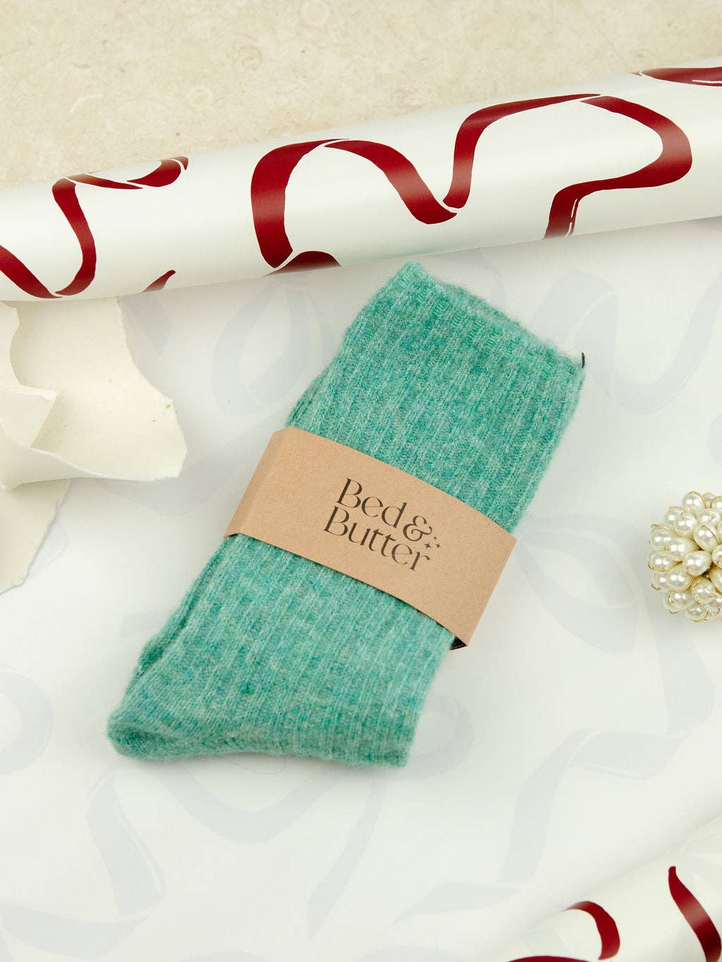 Buy The Comfiest Socks - Lite - Turquoise (Limited Edition!): S/M by Bed & Butter - at Hamish + Grace